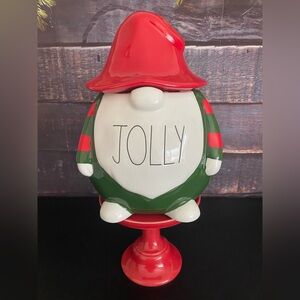 Rae Dunn Jolly Holiday Gnome Figurine